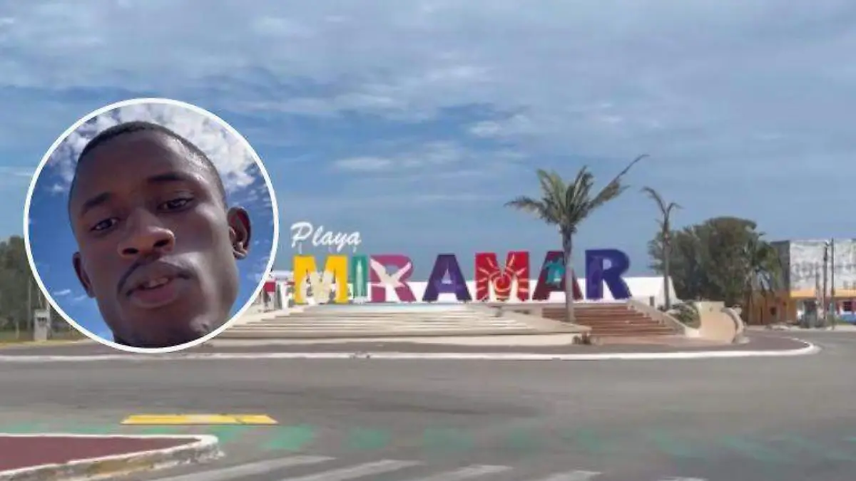 Youtuber de República Dominicana visita playa Miramar 